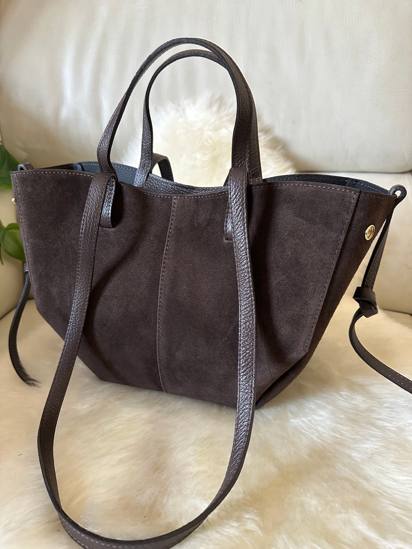 DAPHNE suede - tote bag