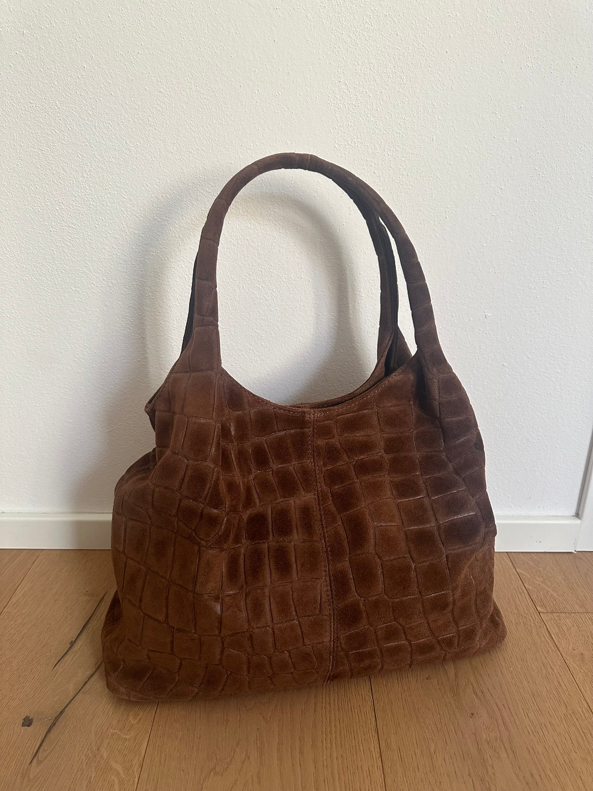 THEA - suede stampa coccodrillo