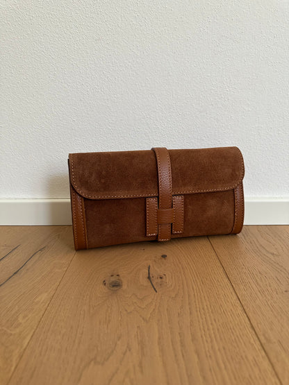 HANNAH suede- pochette con tracolla
