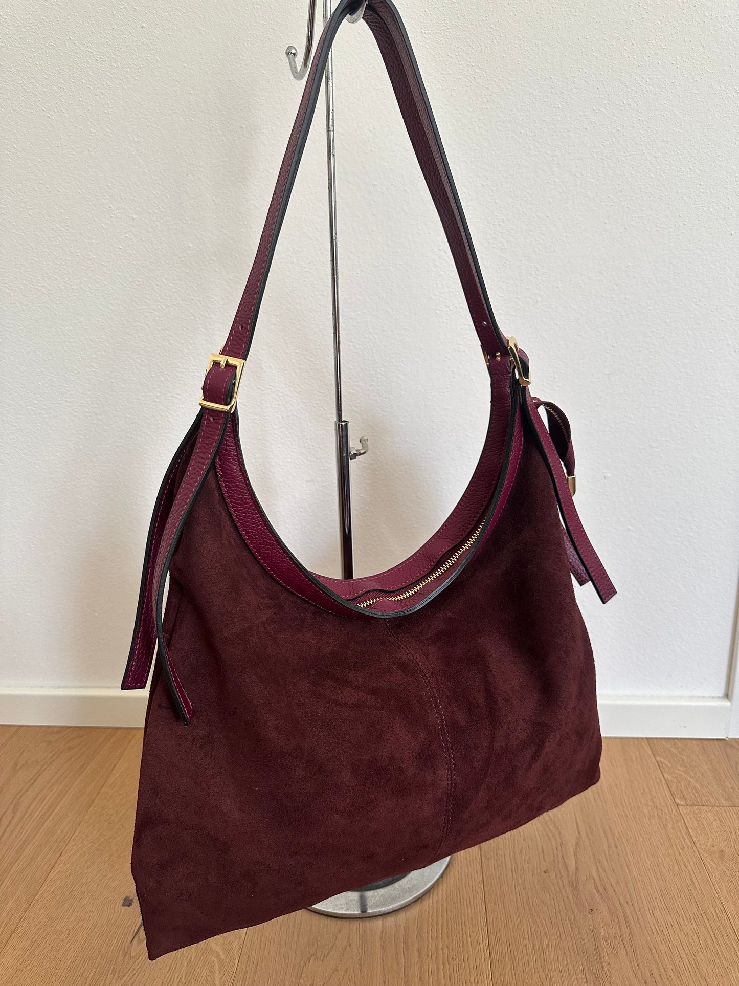 LIDIA hobo- suede