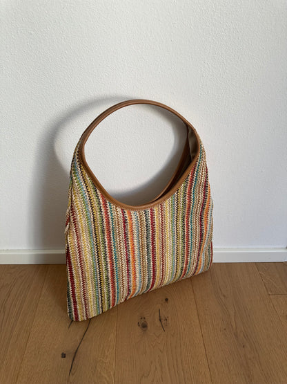 MIREA Classic- rafia hobo bag