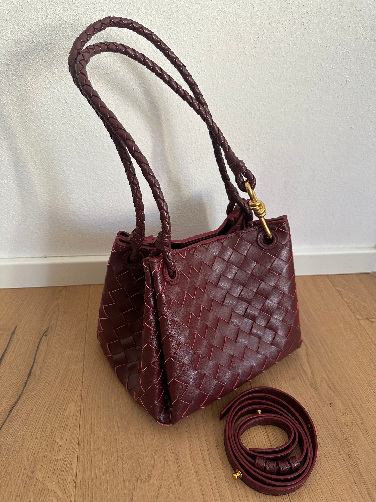 EMMA woven- Vera pelle