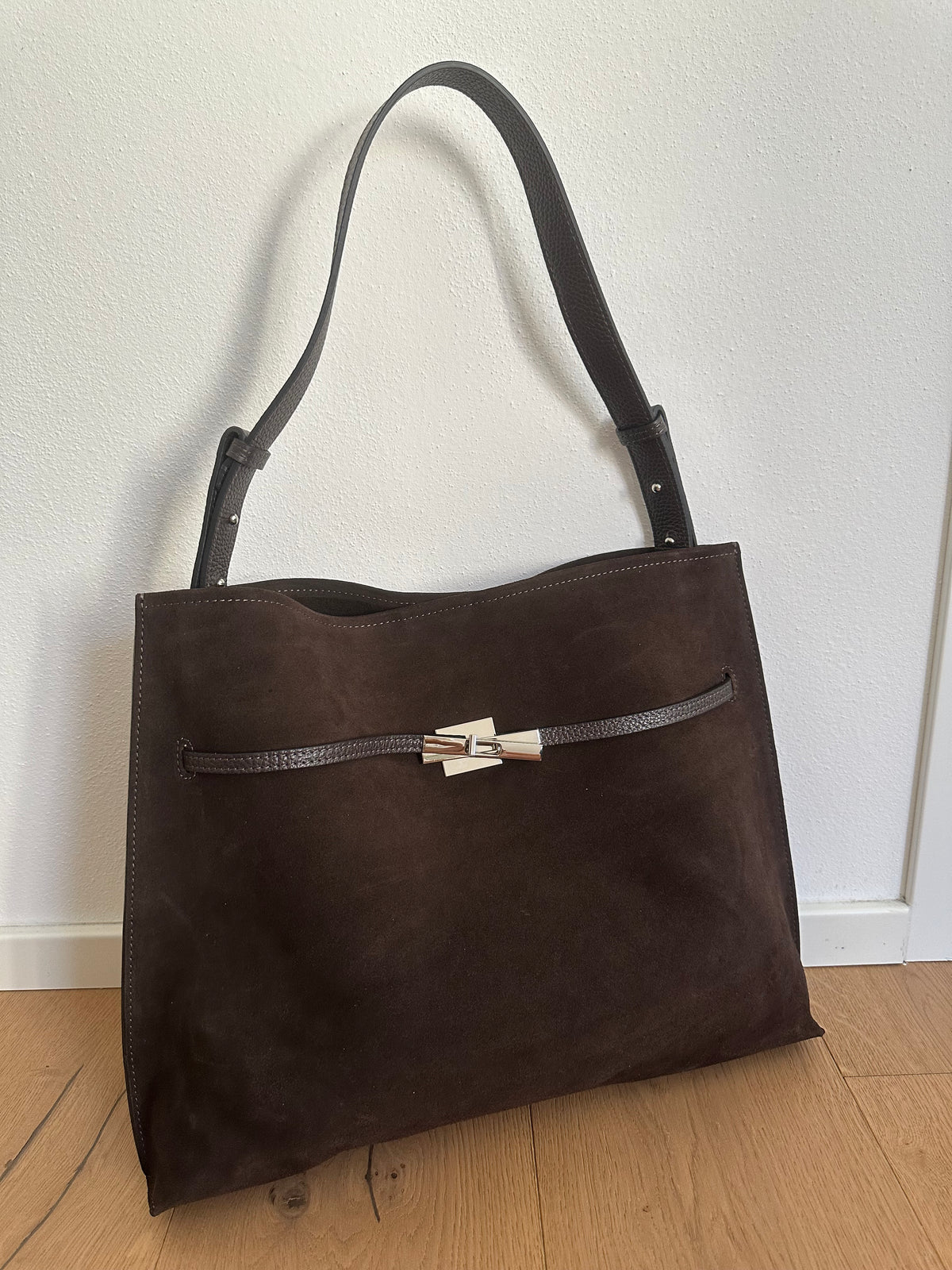 KIRA suede- borsa a spalla/ tracolla