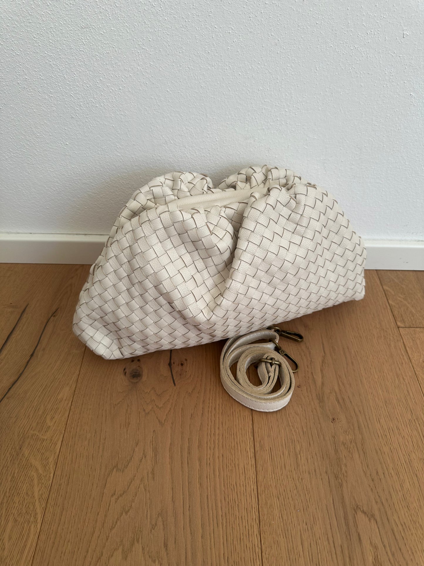 POUCH NAPPA weave - large