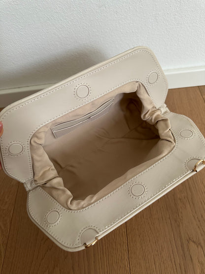 CANDY clutch- Vera pelle