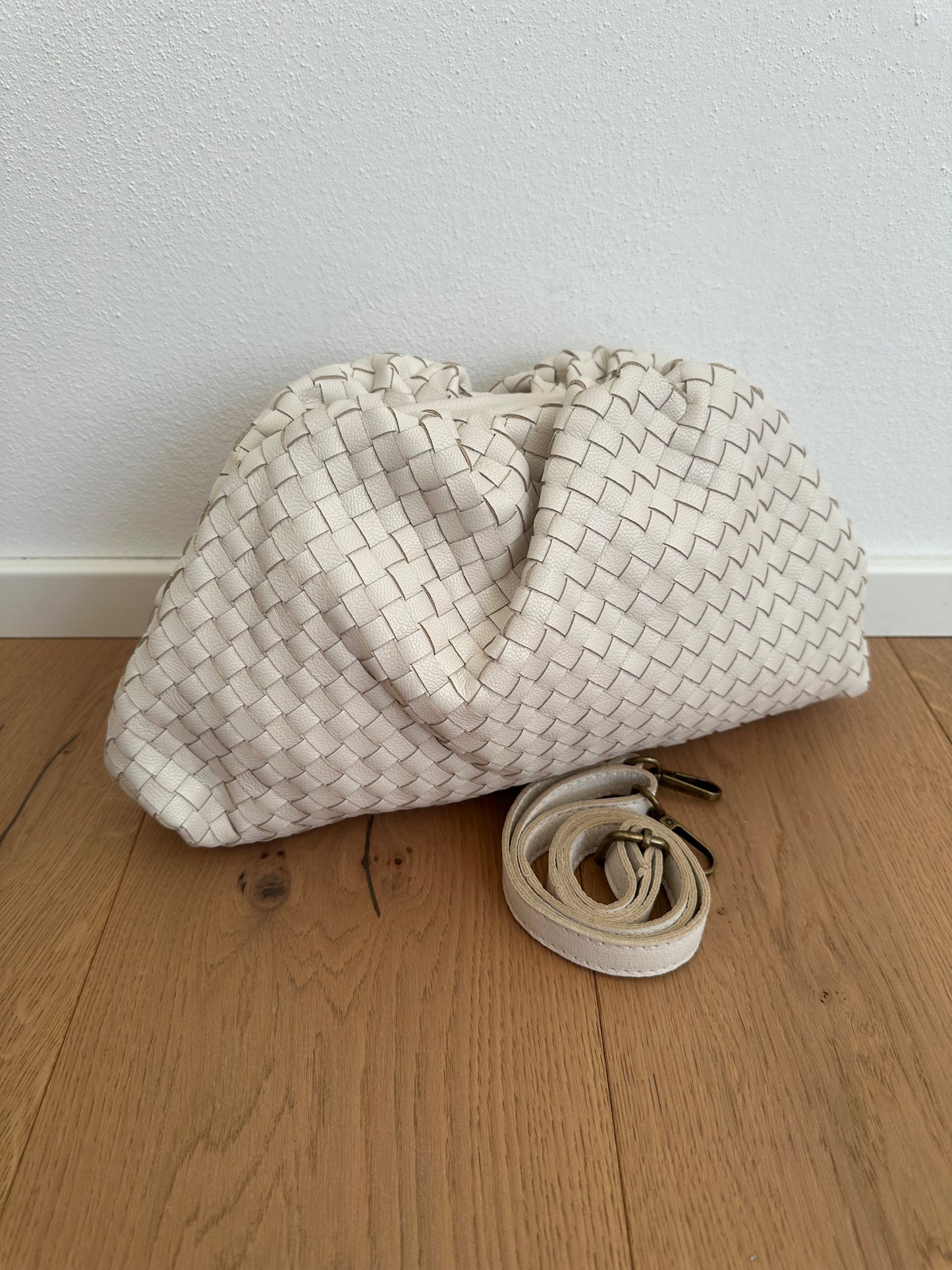 POUCH NAPPA weave - large