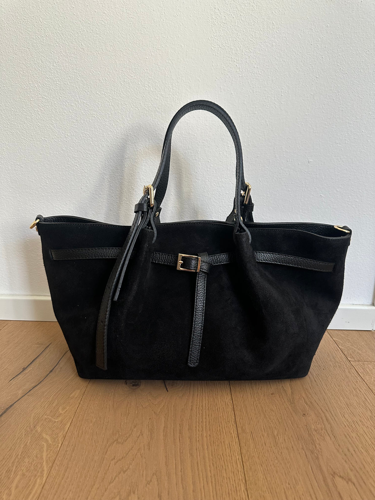 NIKY - borsa a spalla camoscio