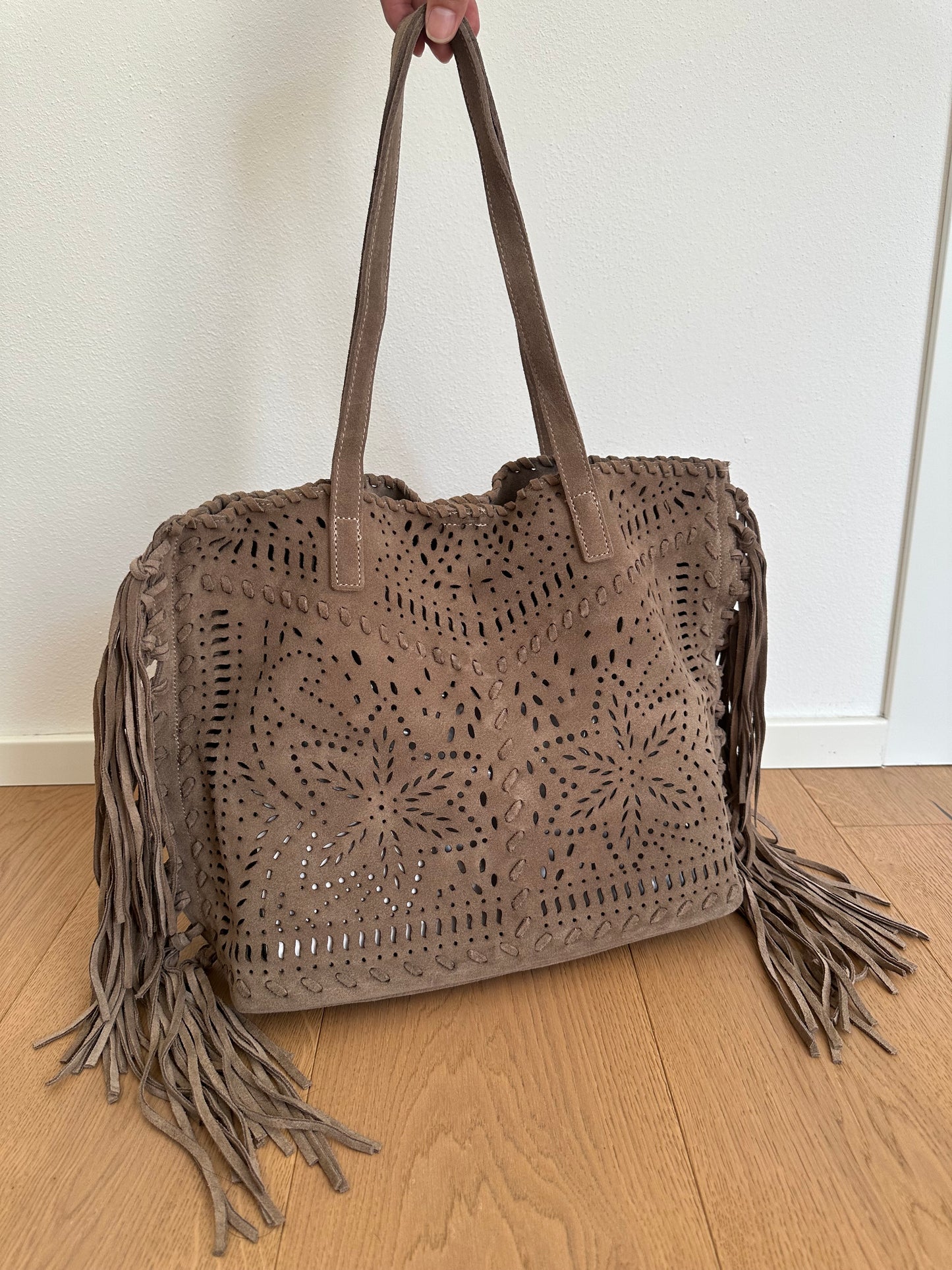 FARAH SUEDE- frange