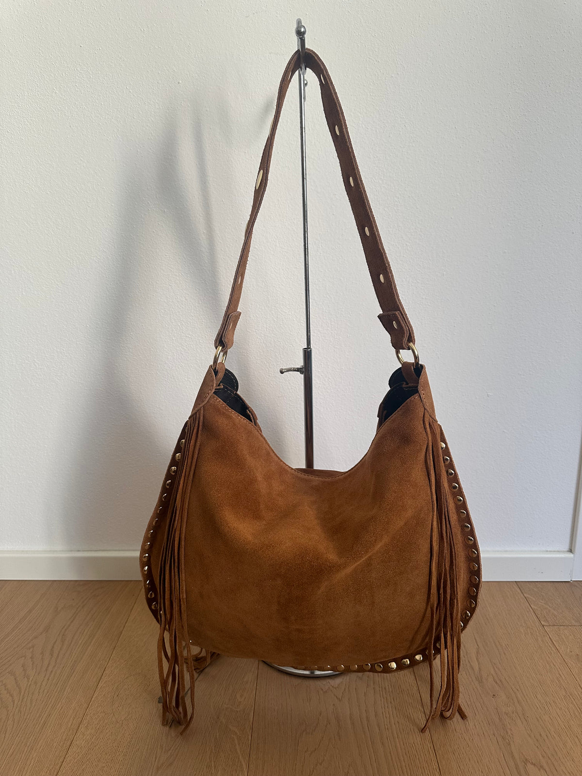 DAXY- maxi/ borsa a spalla camoscio