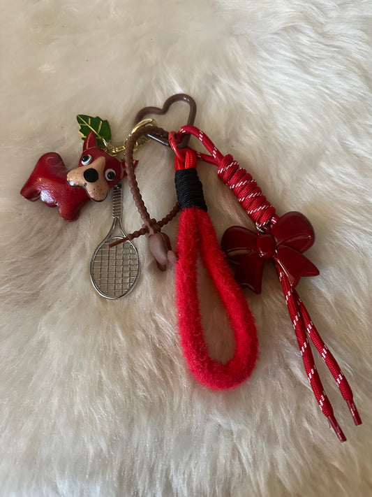 BAG CHARMS- dog