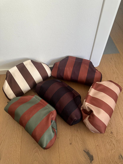 POCHETTE a righe- tracolla a catena