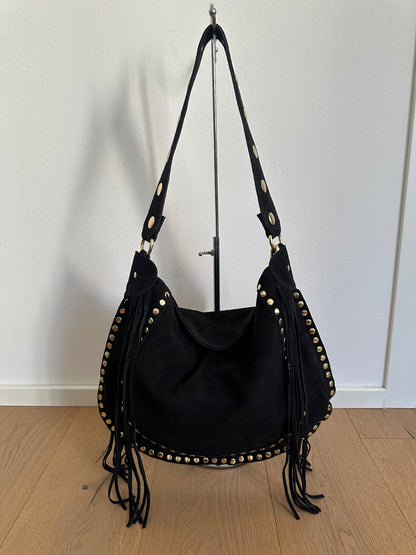 DAXY- maxi/ borsa a spalla camoscio