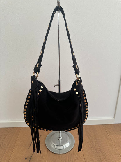DAXY- medium/ borsa a spalla camoscio