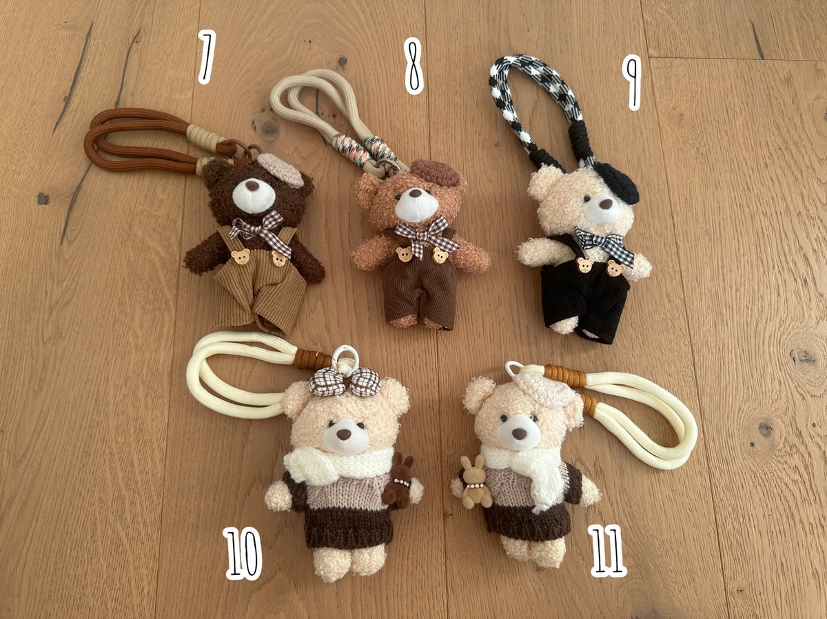 BAG CHARMS - BUNNY- TEDDY