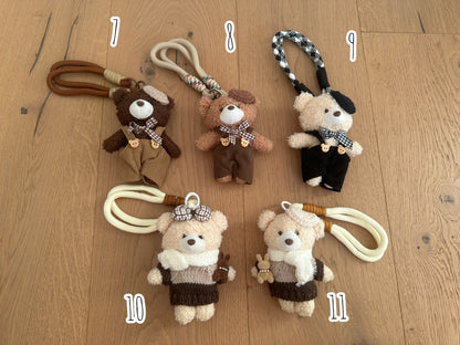 BAG CHARMS - BUNNY- TEDDY