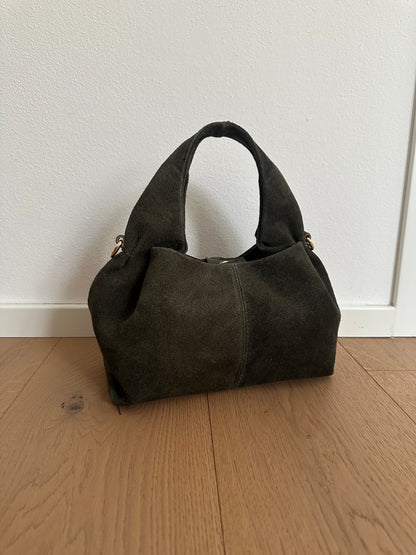 ZOE suede- Borsa a mano con tracolla