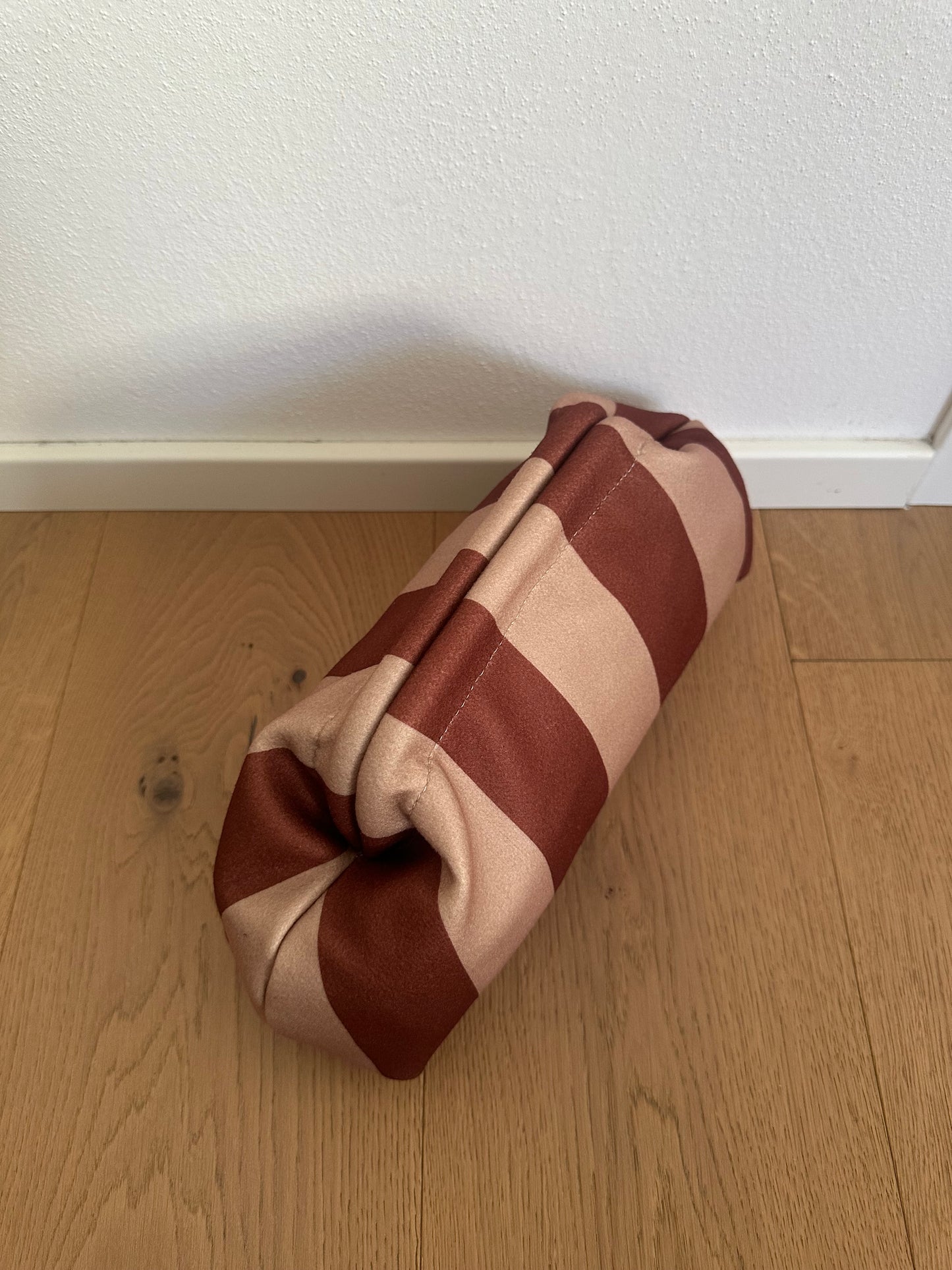 POCHETTE a righe- tracolla a catena