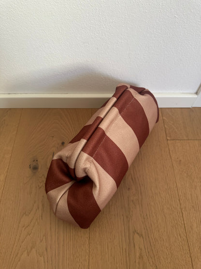 POCHETTE a righe- tracolla a catena