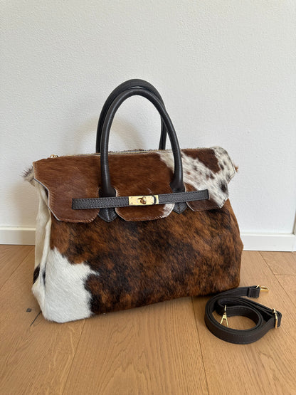 CHARLOTTE LARGE cavallino- con tracolla