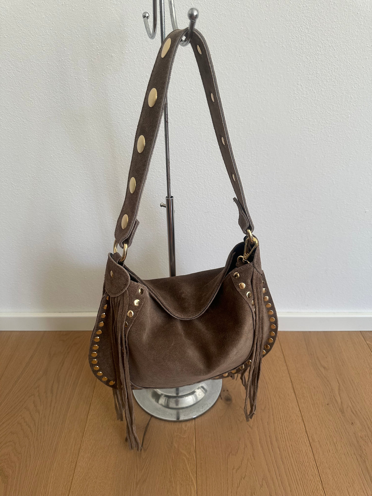 DAXY- medium/ borsa a spalla camoscio