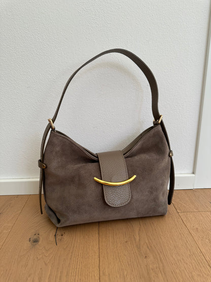 COCO- suede shoulder bag