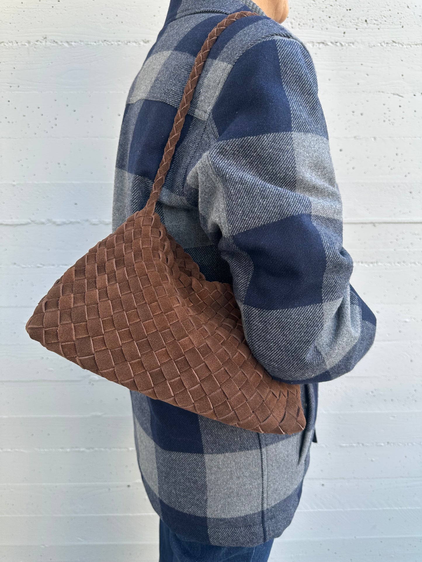 ROSY SMALL suede- shoulder bag