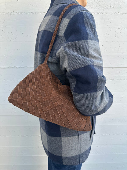 ROSY SMALL suede- shoulder bag