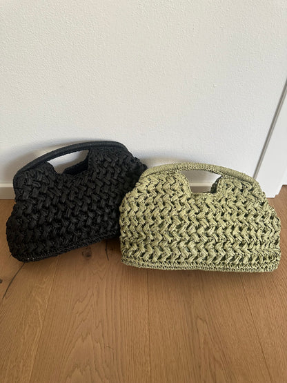 GISELLE - Pochette in Rafia