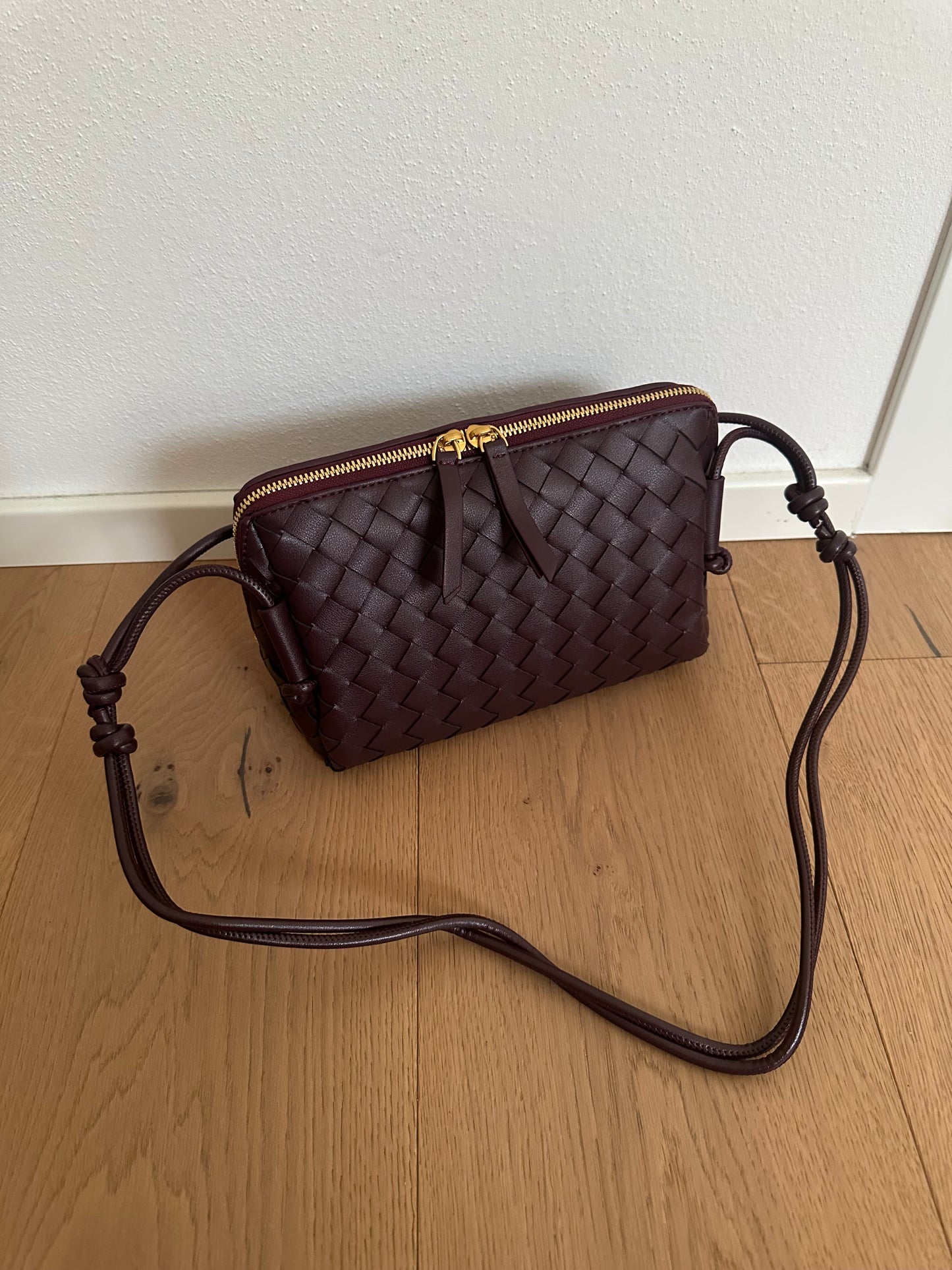 AMBRE large - Vera pelle intrecciata