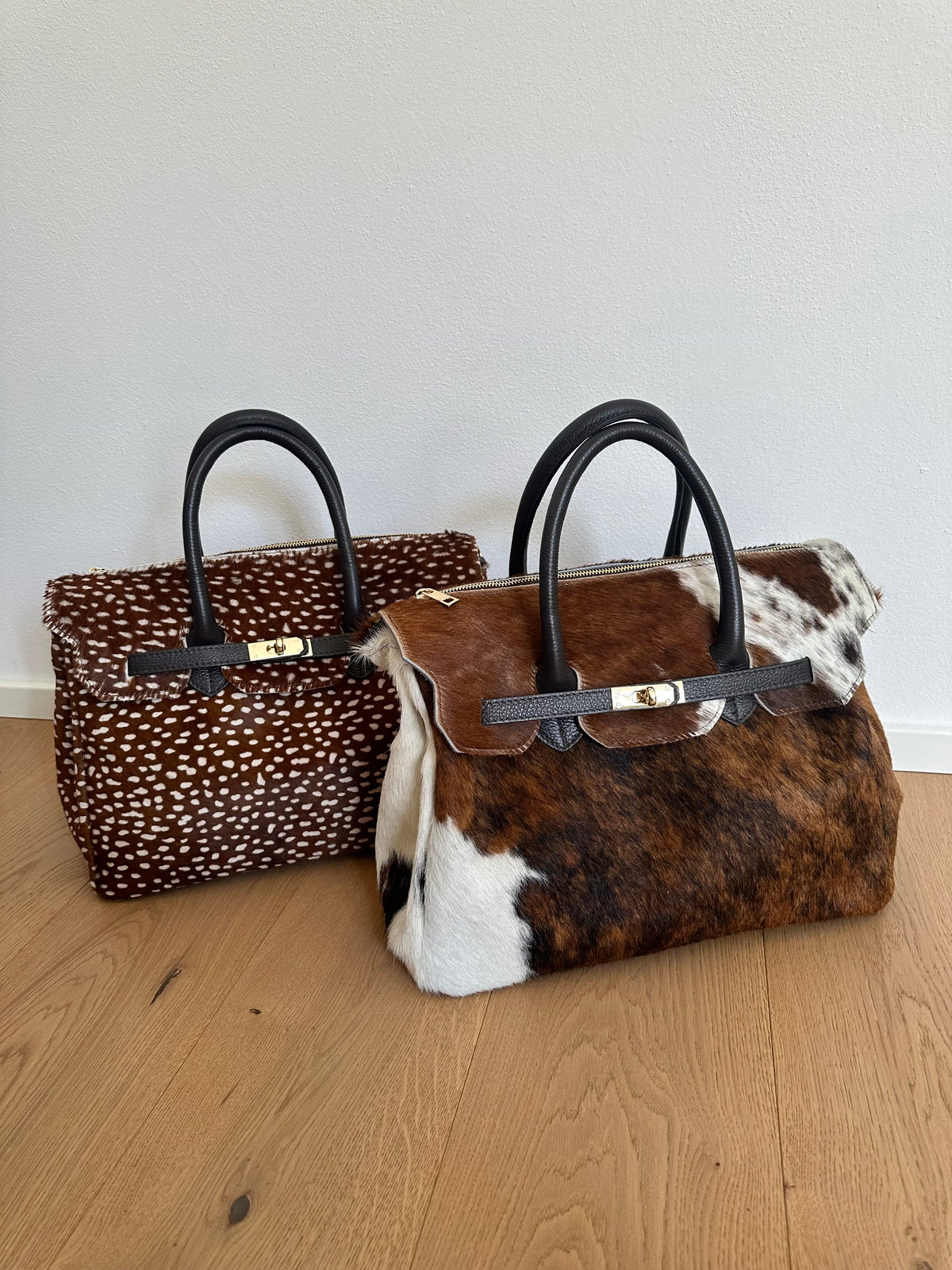 CHARLOTTE LARGE cavallino- con tracolla