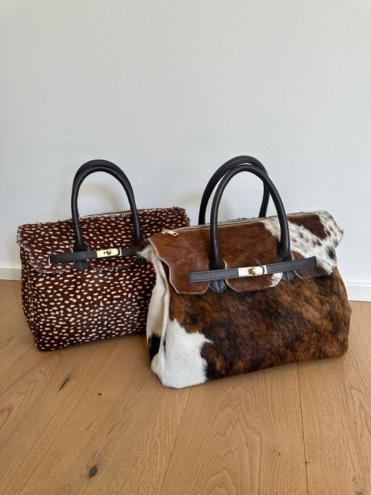 CHARLOTTE LARGE cavallino- con tracolla