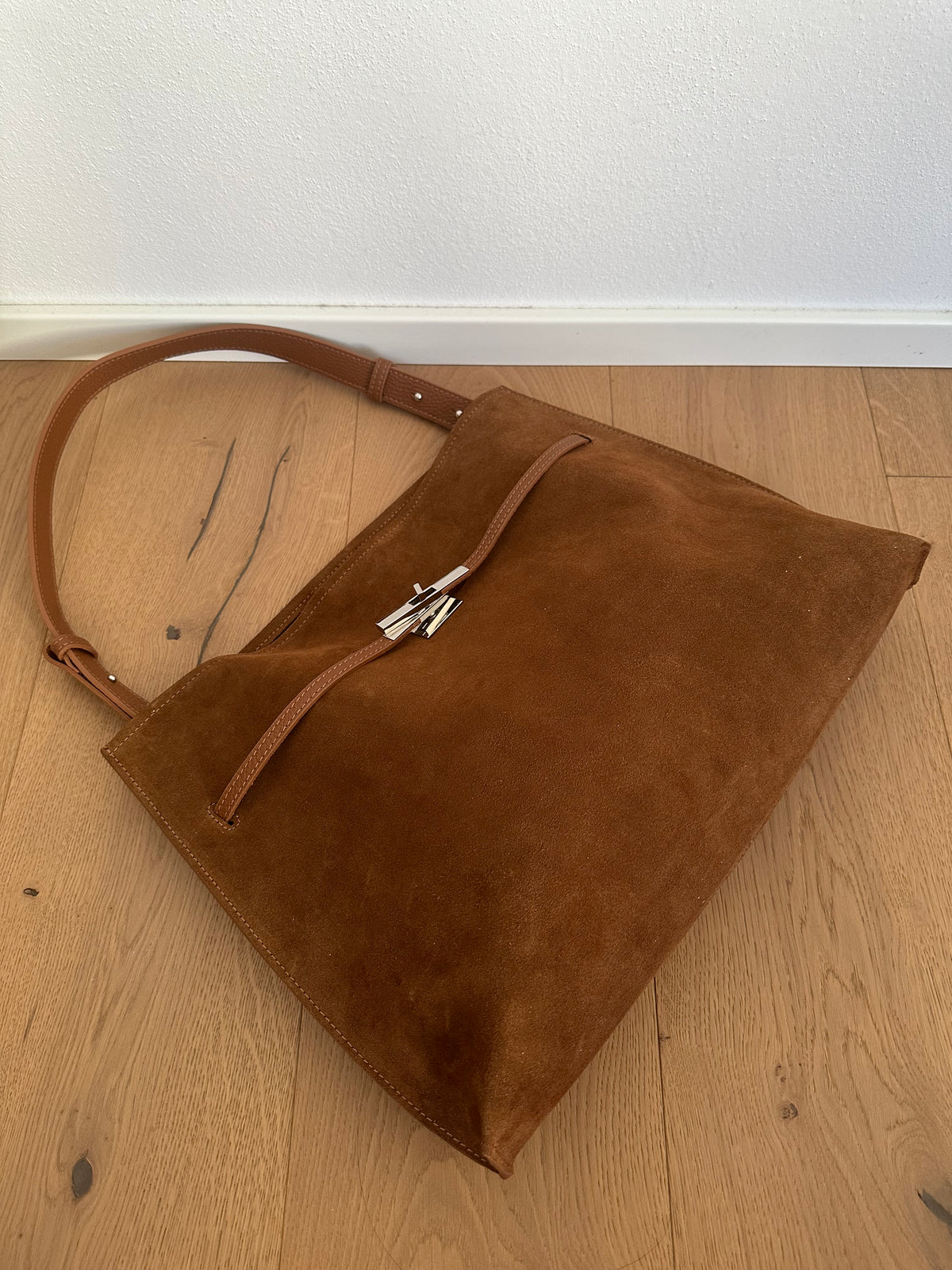 KIRA suede- borsa a spalla/ tracolla