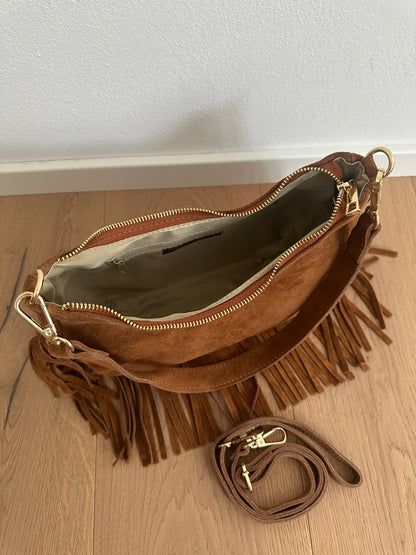NINFEA - suede frange