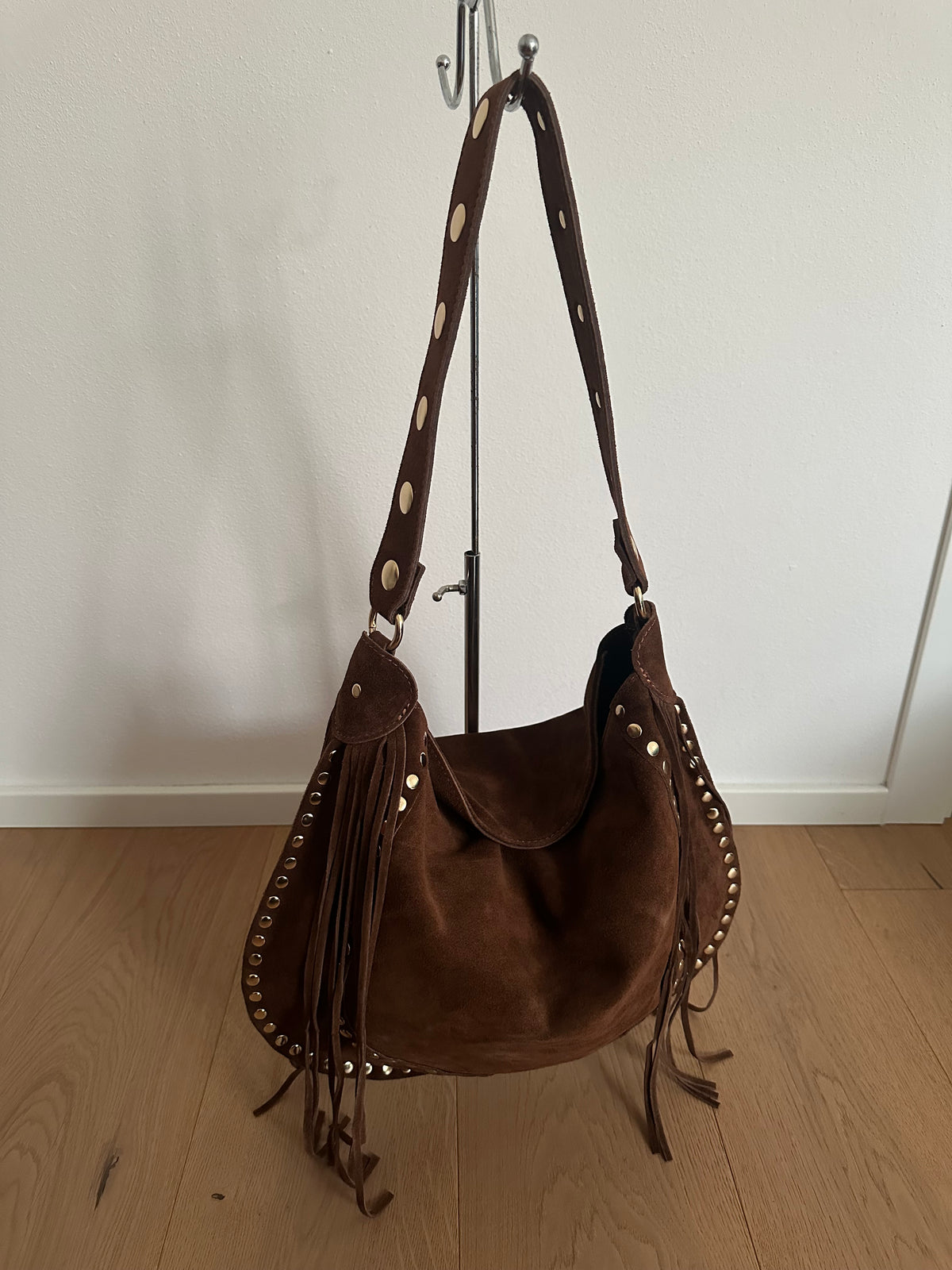 DAXY- maxi/ borsa a spalla camoscio
