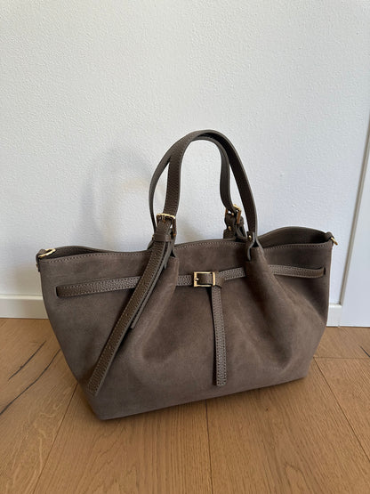 NIKY - borsa a spalla camoscio