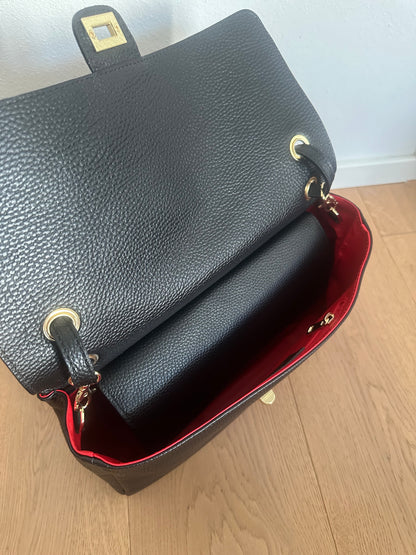 ANNABEL medium Vera pelle- borsa a spalla
