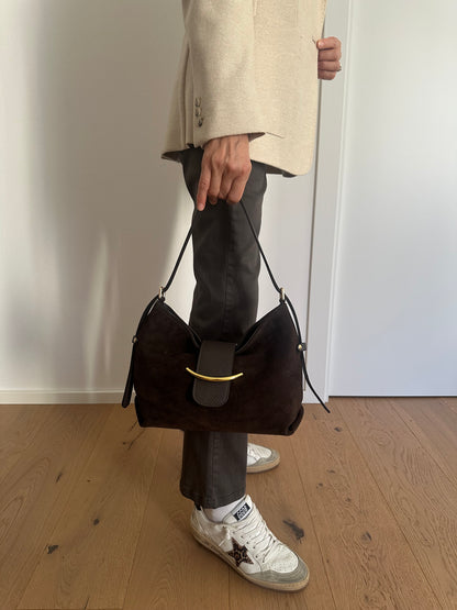 COCO- suede shoulder bag