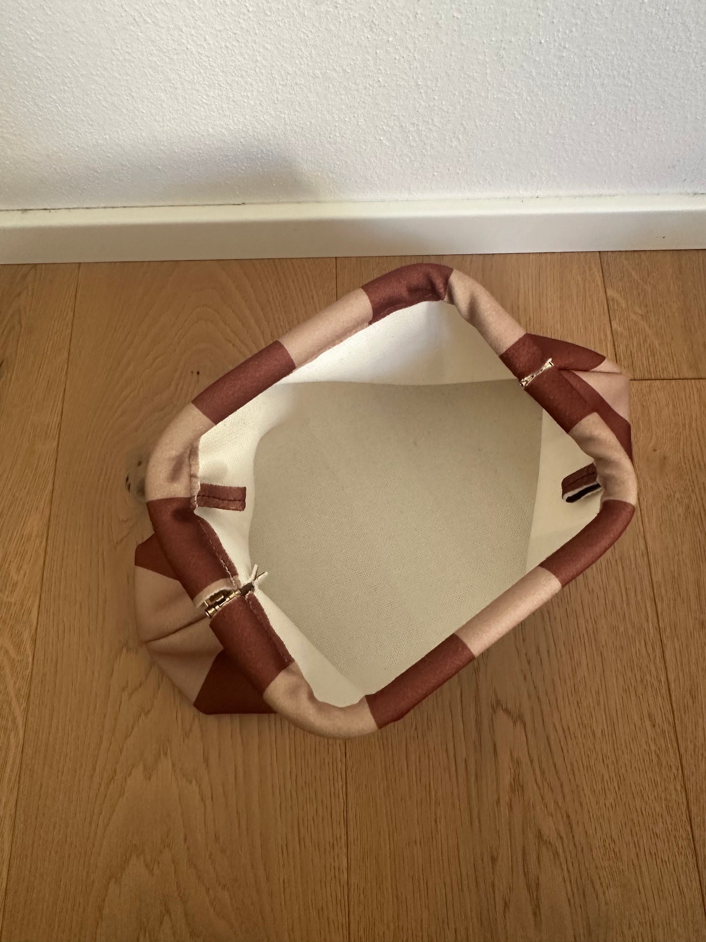 POCHETTE a righe- tracolla a catena
