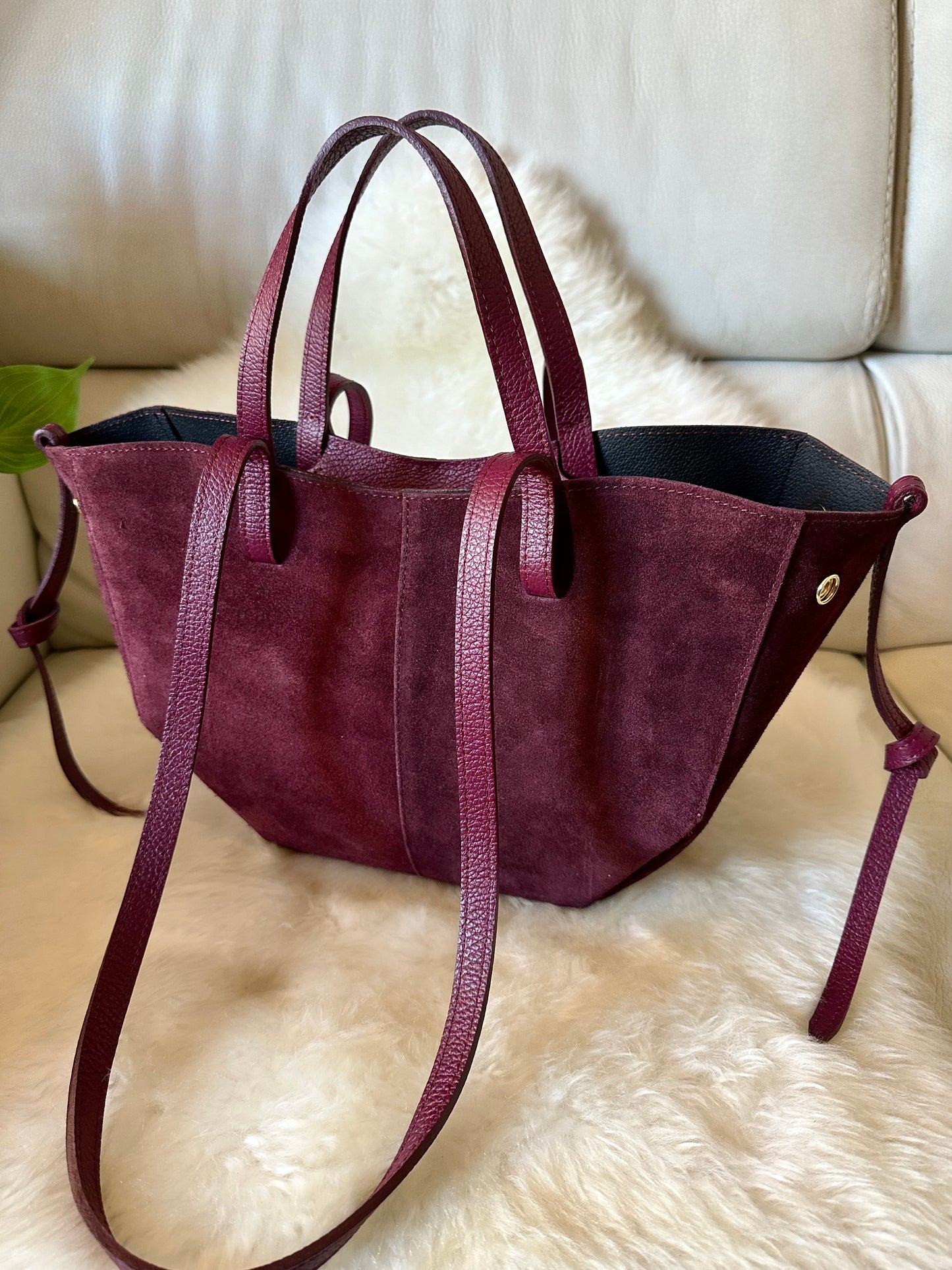 DAPHNE suede - tote bag