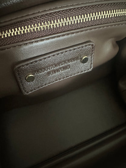 Pouch MINERVA - pelle plissettata