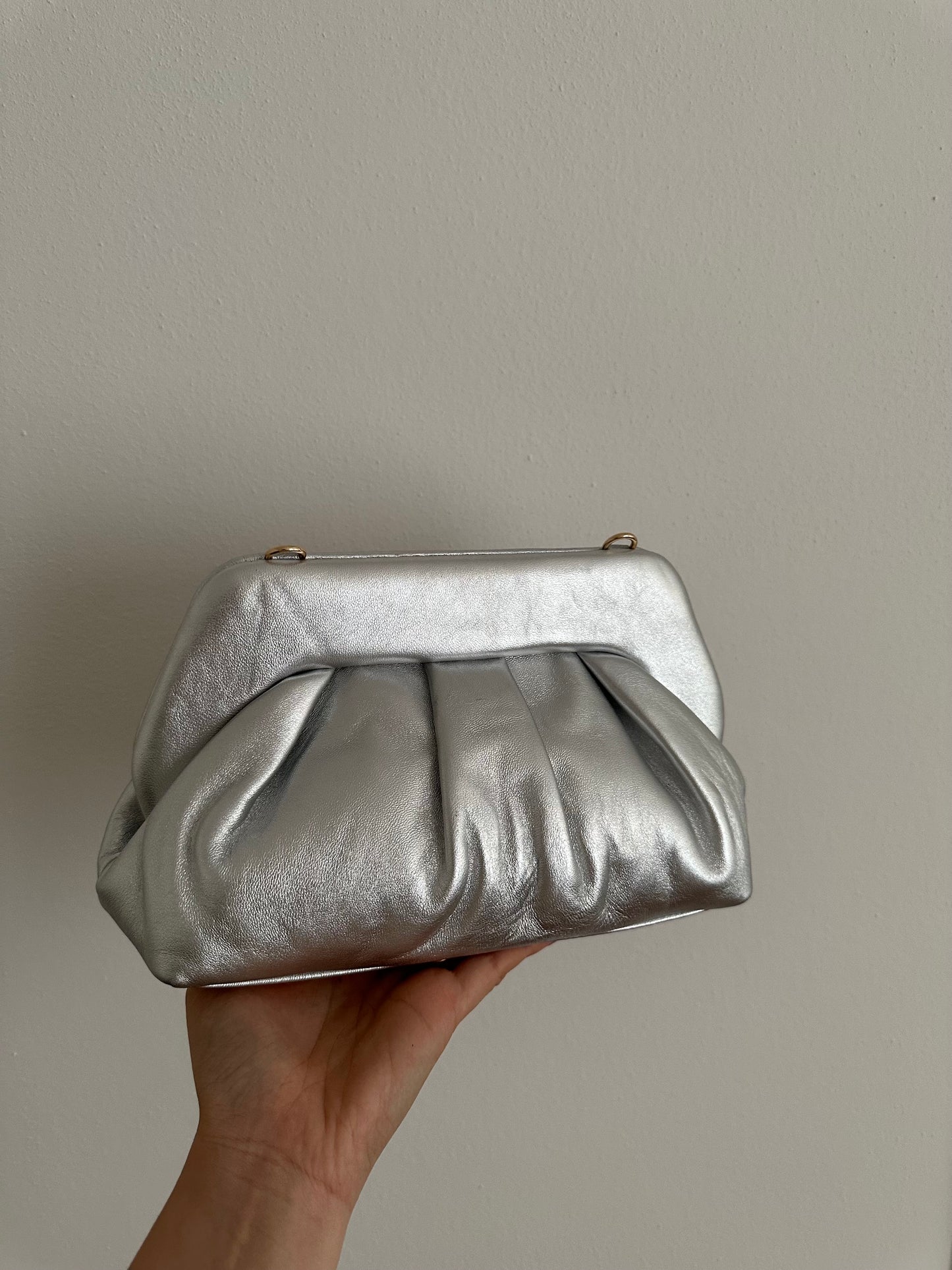 CANDY clutch- Vera pelle