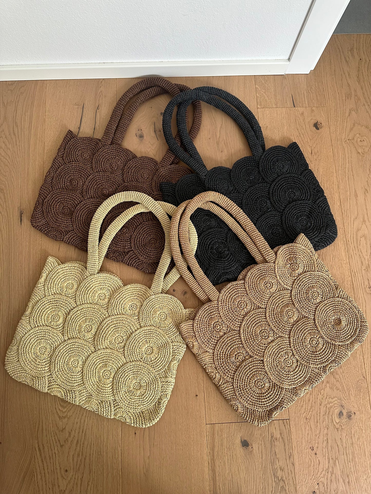 PIXIE - tote artigianale rafia