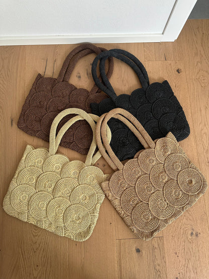 PIXIE - tote artigianale rafia