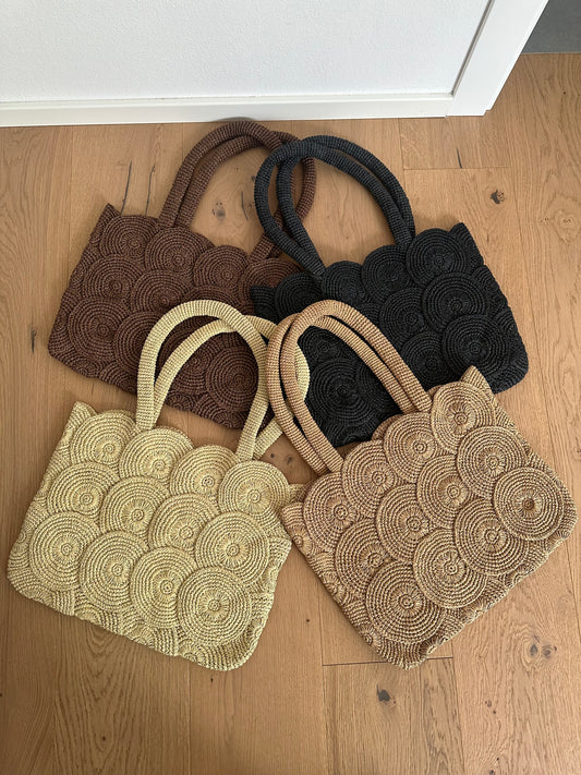 PIXIE - tote artigianale rafia