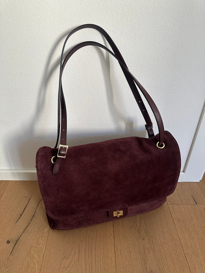 ANNABEL maxi camoscio- borsa a spalla