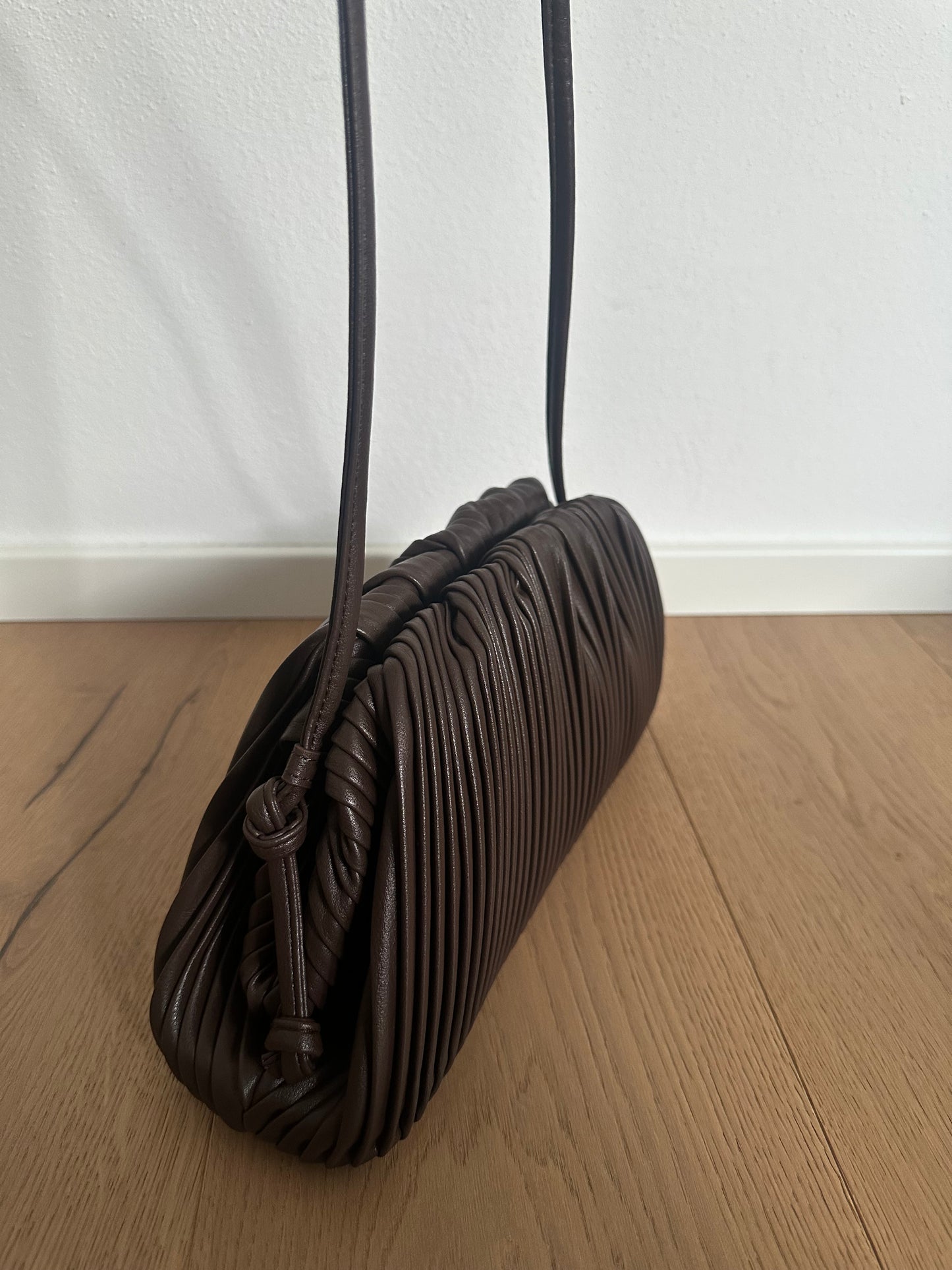 Pouch MINERVA - pelle plissettata