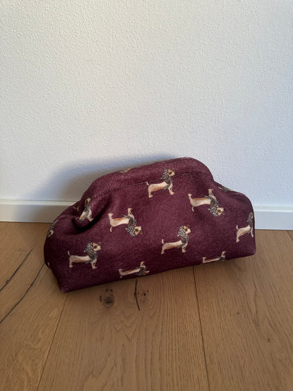 POCHETTE BASSOTTO- tracolla a catena