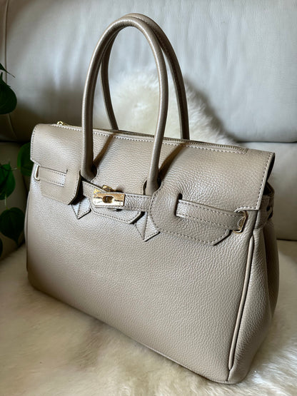 CHARLOTTE- handbag Vera pelle