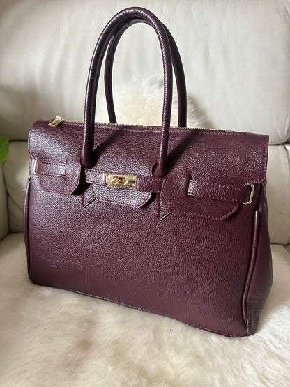 CHARLOTTE- handbag Vera pelle