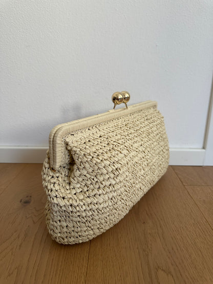 MIYA - Pochette in Rafia